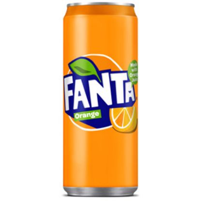 Picture of 330 Fanta Orange Sleek Can x24 DRS